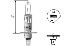 żiarovka pre hlavný svetlomet HELLA 8GH 002 089-153