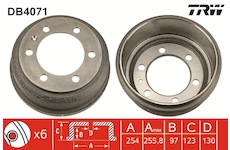 Brzdový bubon TRW DB4071
