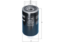 Palivový filter MAHLE KC 192