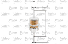 Palivový filter VALEO 587005