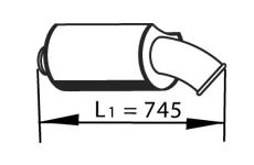 Koncový tlmič výfuku DINEX 80405