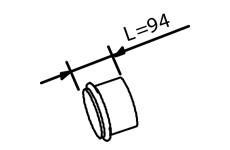 Výfukové potrubie DINEX 80780