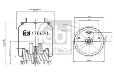 Mech pneumatického prużenia FEBI BILSTEIN 176620