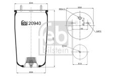 Mech pneumatického prużenia FEBI BILSTEIN 20940