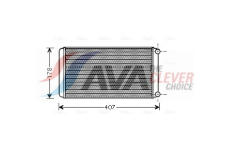 Výmenník tepla vnútorného kúrenia AVA QUALITY COOLING RE6016
