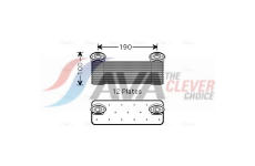 Chladič motorového oleja AVA QUALITY COOLING ME3214