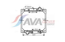 Chladič motora AVA QUALITY COOLING MEA2222