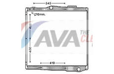 Chladič motora AVA QUALITY COOLING SC2046