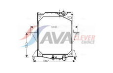 Chladič motora AVA QUALITY COOLING VL2042
