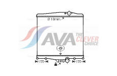 Chladič motora AVA QUALITY COOLING VL2041N
