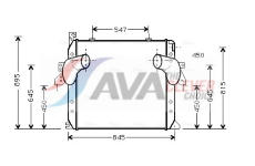 Chladič plniaceho vzduchu AVA QUALITY COOLING ME4178