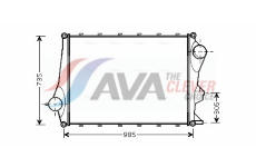 Chladič plniaceho vzduchu AVA QUALITY COOLING VL4043