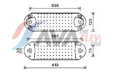 Chladič motorového oleja AVA QUALITY COOLING VL3075