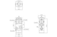 Expanzný ventil klimatizácie AVA QUALITY COOLING VL1179