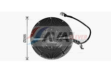 Spojka ventilátora chladenia AVA QUALITY COOLING MNC128