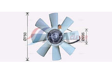 Ventilátor chladenia motora AVA QUALITY COOLING SCF070