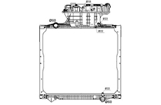 Chladič motora NRF NRF58277