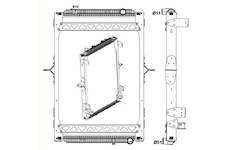 Chladič motora NRF NRF58404