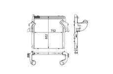 Chladič plniaceho vzduchu NRF NRF30905