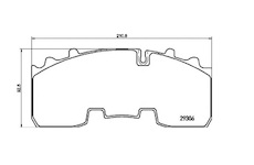 Dosticky brzdove BPW 29165