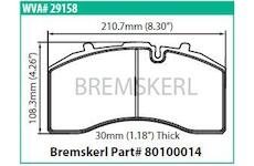 Dosticky brzdove BPW, SAF 29158/29171-SK7, bez vyseku