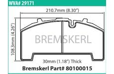 Dosticky brzdove BPW, SAF 29171 PBK