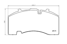Dosticky brzdove BPW, SAF 29171 STEINHOF