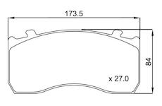 Dosticky brzdove MB Atego 29115
