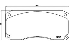 Dosticky brzdove RVI Magnum 29043 ST