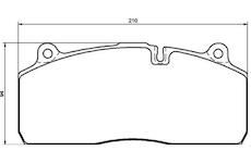 Dosticky brzdove SAF SBS 2220 BENALU 29274