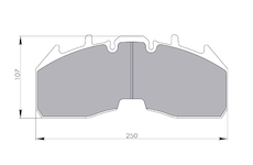 Dosticky brzdove SCANIA R4 16- 29332