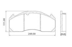 Dosticky brzdove VOLVO FH12/16 29125 MERITOR