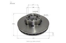 Kotuc brzdovy RVI MIDLUM 99-06 19,5 TAT