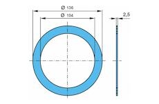 Kruzok tesniaci nylon BPW