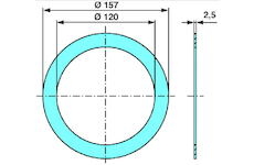 Kruzok tesniaci nylon/H/KH 10-12t