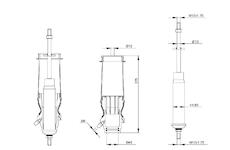 Mech kabiny perovania SCANIA R124 predny