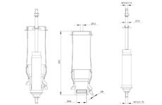 Mech kabiny perovania SCANIA S4 predny, zadny