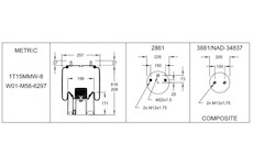 Mech pneumatického prużenia FIRESTON W01M586297