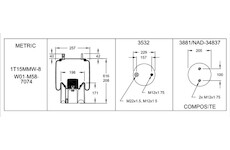 Mech pneumatického prużenia FIRESTON W01M587074