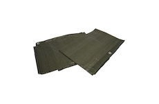 Plachta zakryvacia  4x6m s okami modra 70g/m2