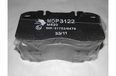 Sada brzdových platničiek kotúčovej brzdy MERITOR MDP3122