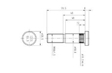 Skrutka kola DAF M18x1,5x79mm