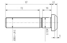 Skrutka kola SCANIA 7/8