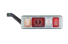 Svetlo koncove KRONE LED modul s obrys. L biele