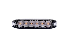 Svetlo zableskove oranzove 6xLED 12/24V