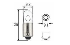 Ziarovka HELLA 24V T4W 4W BA9S