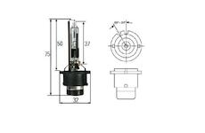 Ziarovka XENON VYBOJKA D2S 35W 12/24V